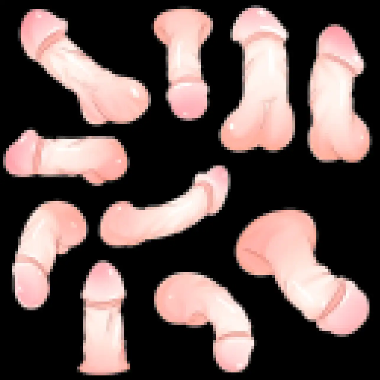 男性器素材2(色白)