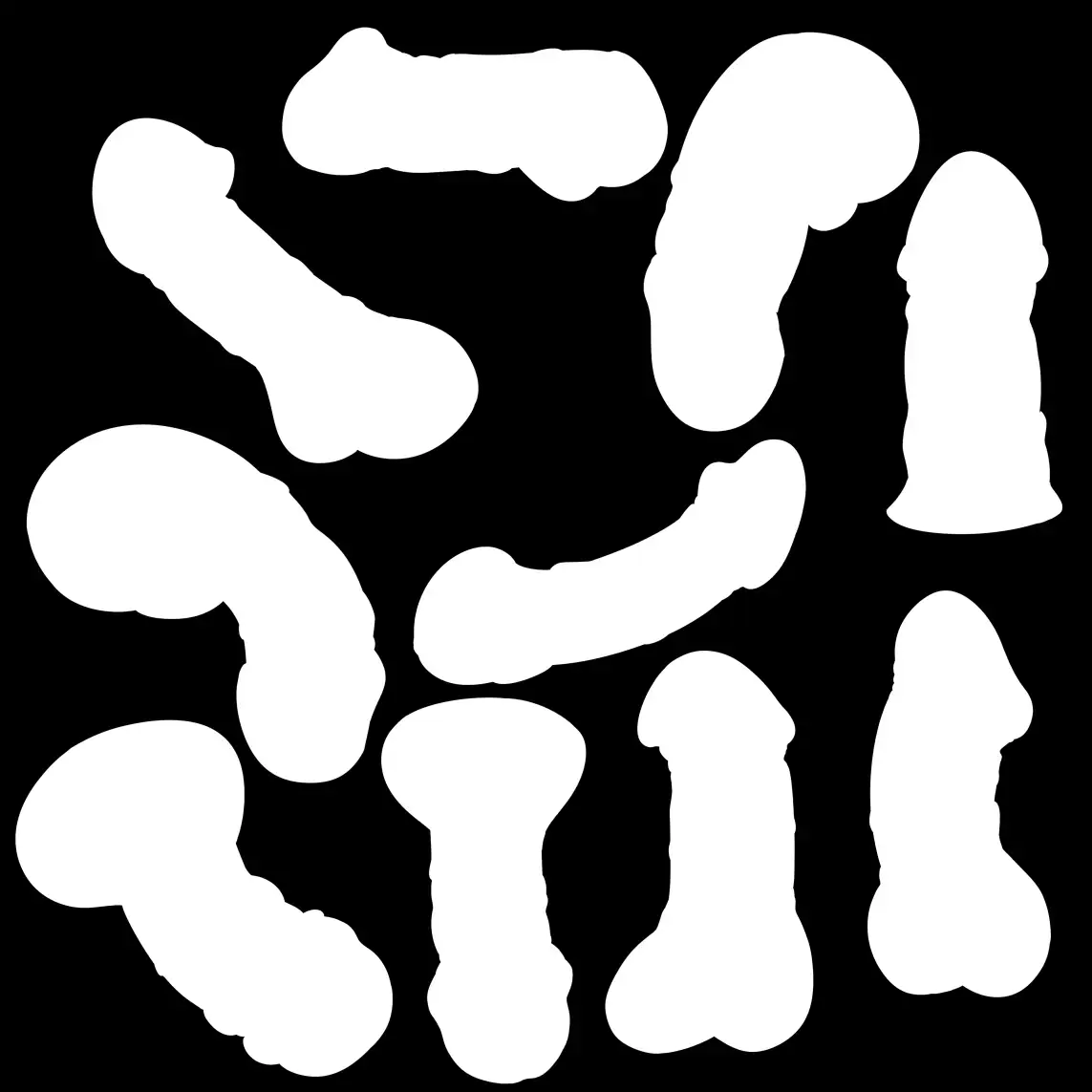 男性器素材(シルエット)