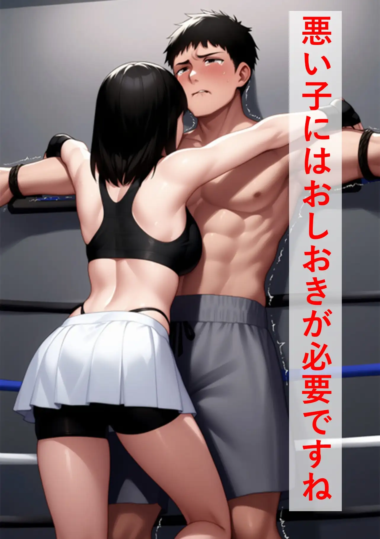妹の前で年下の女の子に公開処刑されるのそんなに良かったですか?妹の女友達に格闘技でボロ負けした全国ベスト8の兄が童貞より先に処女を失い、妹は処女より先に童貞卒業