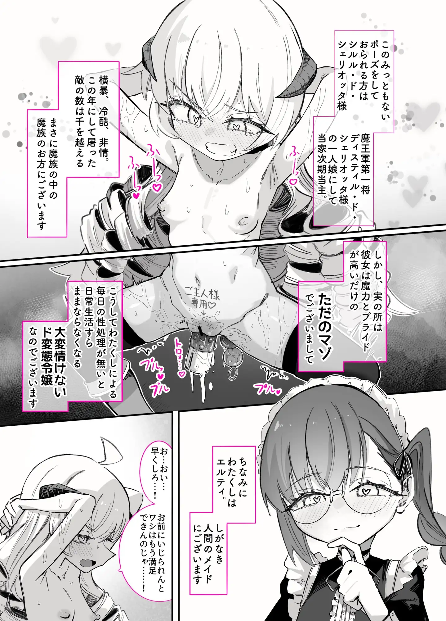 シルル・ド・シェリオッタは飼われたい～魔族令嬢の主従逆転百合マゾペット堕ち調教日誌～