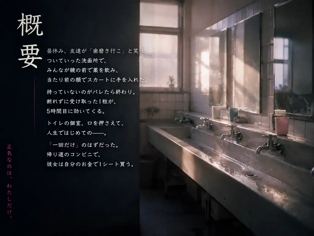 【常識改変×校則で媚薬必須】唯一正気だったJKが媚薬歯磨きをさせられ、放課後の隠れ倉庫でよだれ垂らして中出し懇願した結果、クラスで一番のちんぽ狂いに堕ちました。