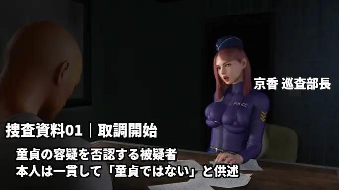 童貞警察 射精させる刑事!耐える容疑者!~射精するほど童貞を疑われる3日間の取り調べ~