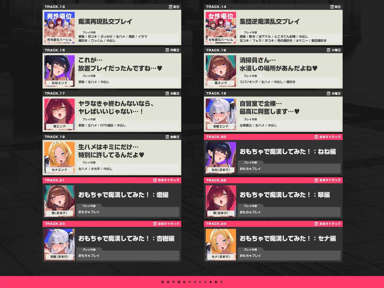 【早期特典】【4時間超】プロ痴○師の1週間~痴○したメス全員が知り合いで、プロ痴○師生活終了の予感~