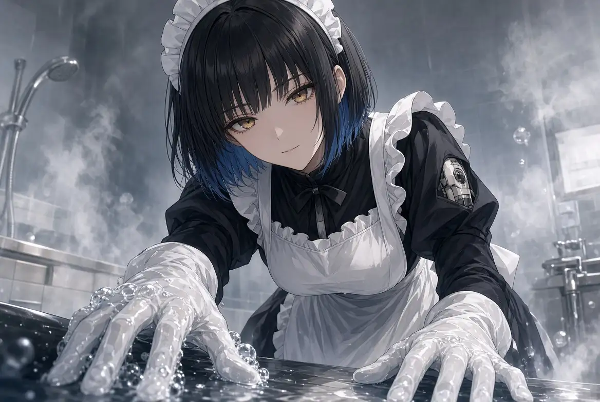 【お世話寸止め】メイドアンドロイドに洗われて、拭かれて、耳をかかれて、寝かしつけられるまで〜丁寧にいかせてもらえない夜〜【アンドロイドにいじめられる 03】