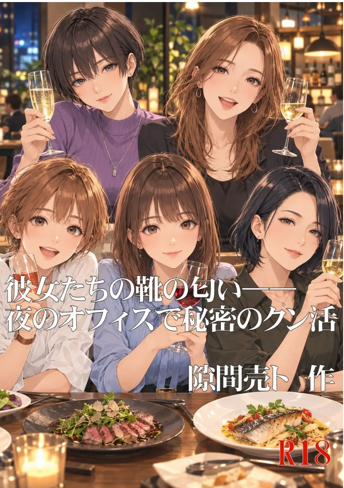 彼女たちの靴の匂いーー夜のオフィスで秘密のクン活