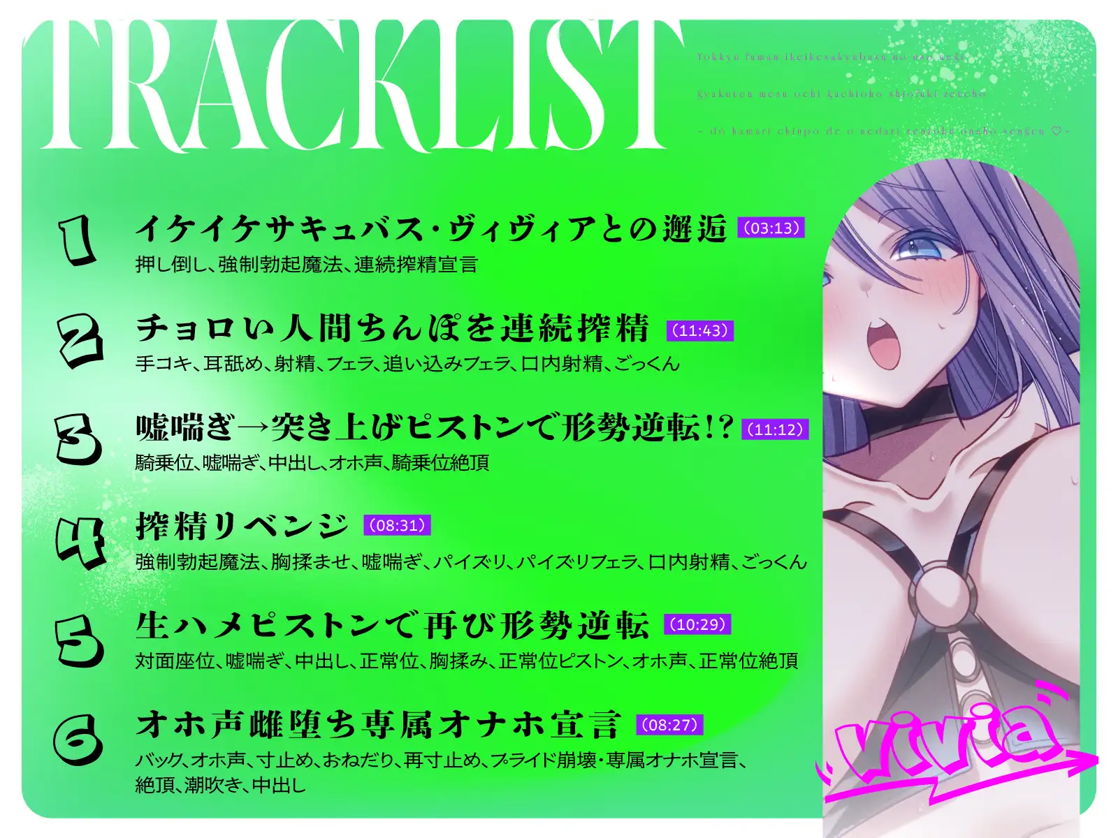 欲求不満イケイケサキュバスの嘘喘ぎ→逆転メス堕ちガチオホ潮吹き絶頂～ドハマりチ◯ポでおねだり専属オナホ宣言♡～