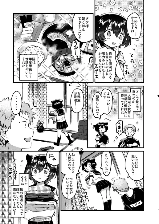 恩返し交尾に来たねこです