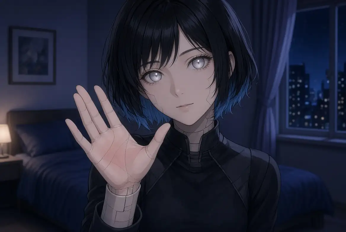 【同期催○】アンドロイドに呼吸も鼓動も快感も映し返されて〜触れた分だけ触れ返される、鏡写しの相互オナサポ〜【アンドロイドと同期する 01】