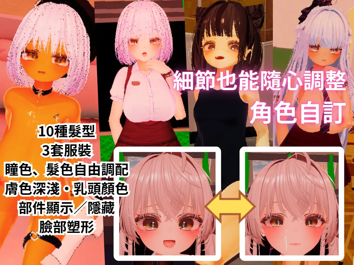 【VR】精密少女模擬器 ～生理反應×極致自訂～