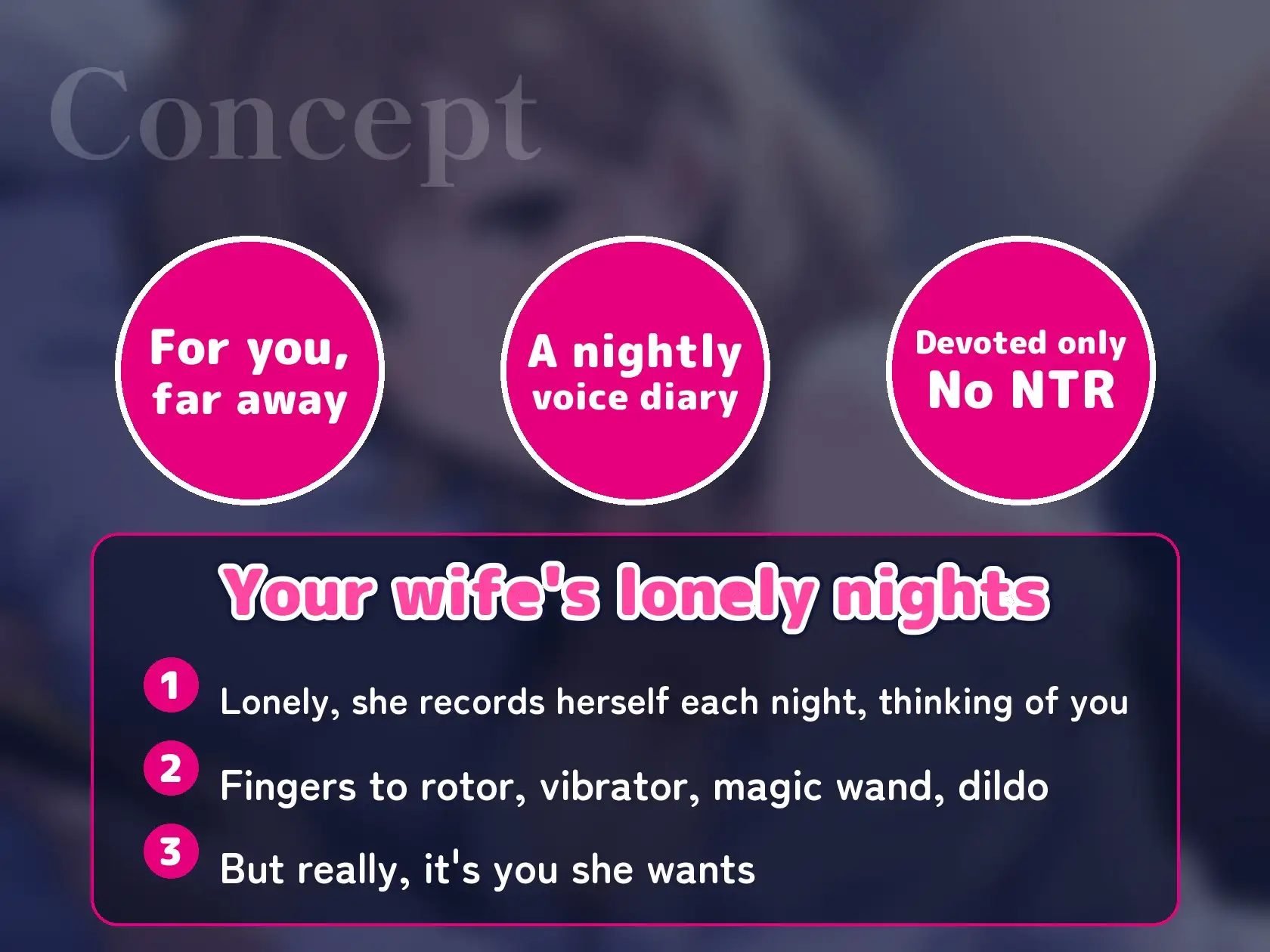 [ENG Sub] Devoted Wife's Secret Voice Diary (Married Woman ASMR / No NTR)