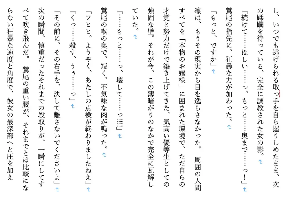 【前作比1.5倍!/現代/女子高生/女学院/優等生/ギャル/部活/調教/JK】調教師・鷲尾の支配録 お嬢様女学院弓道部強気ギャル系エース 橘凛 ロッカー室の秘事編3
