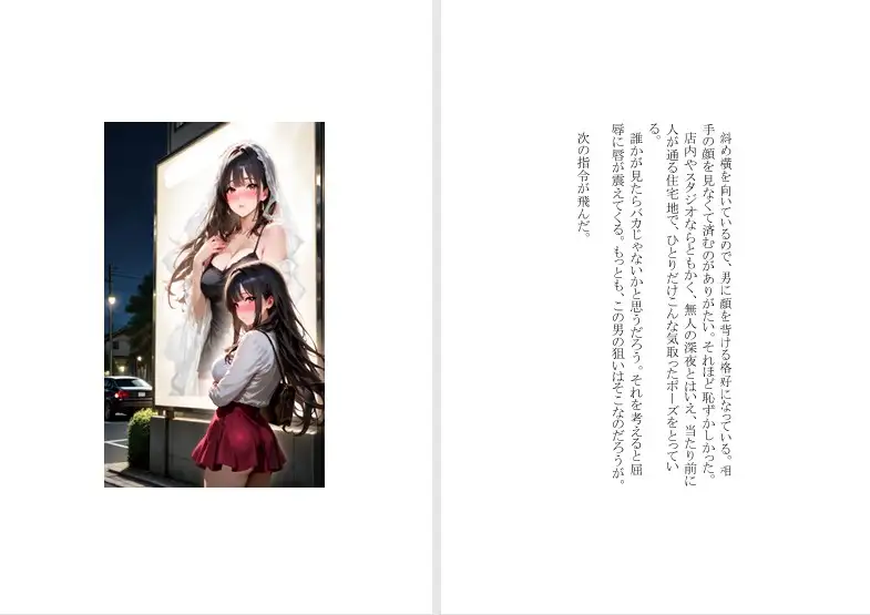 【本格官能短編小説】巨大看板娘