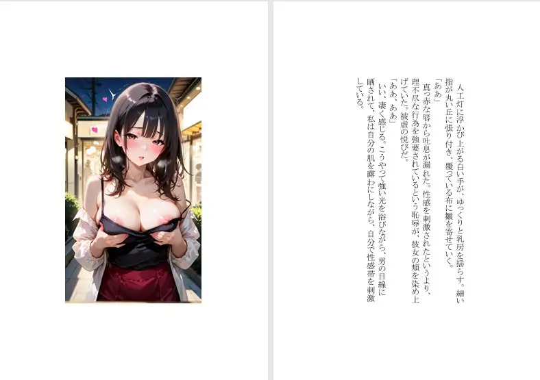 【本格官能短編小説】巨大看板娘