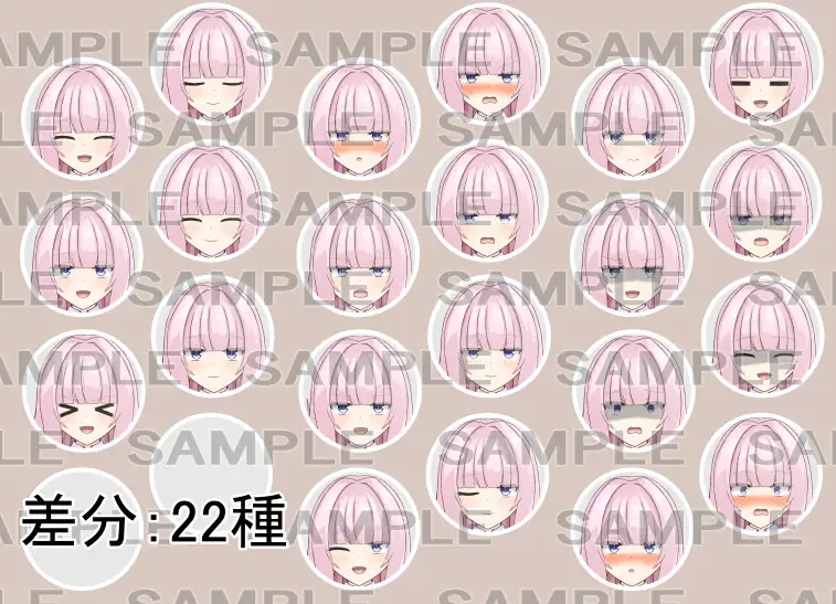【立ち絵素材】女学生9【裸差分あり】