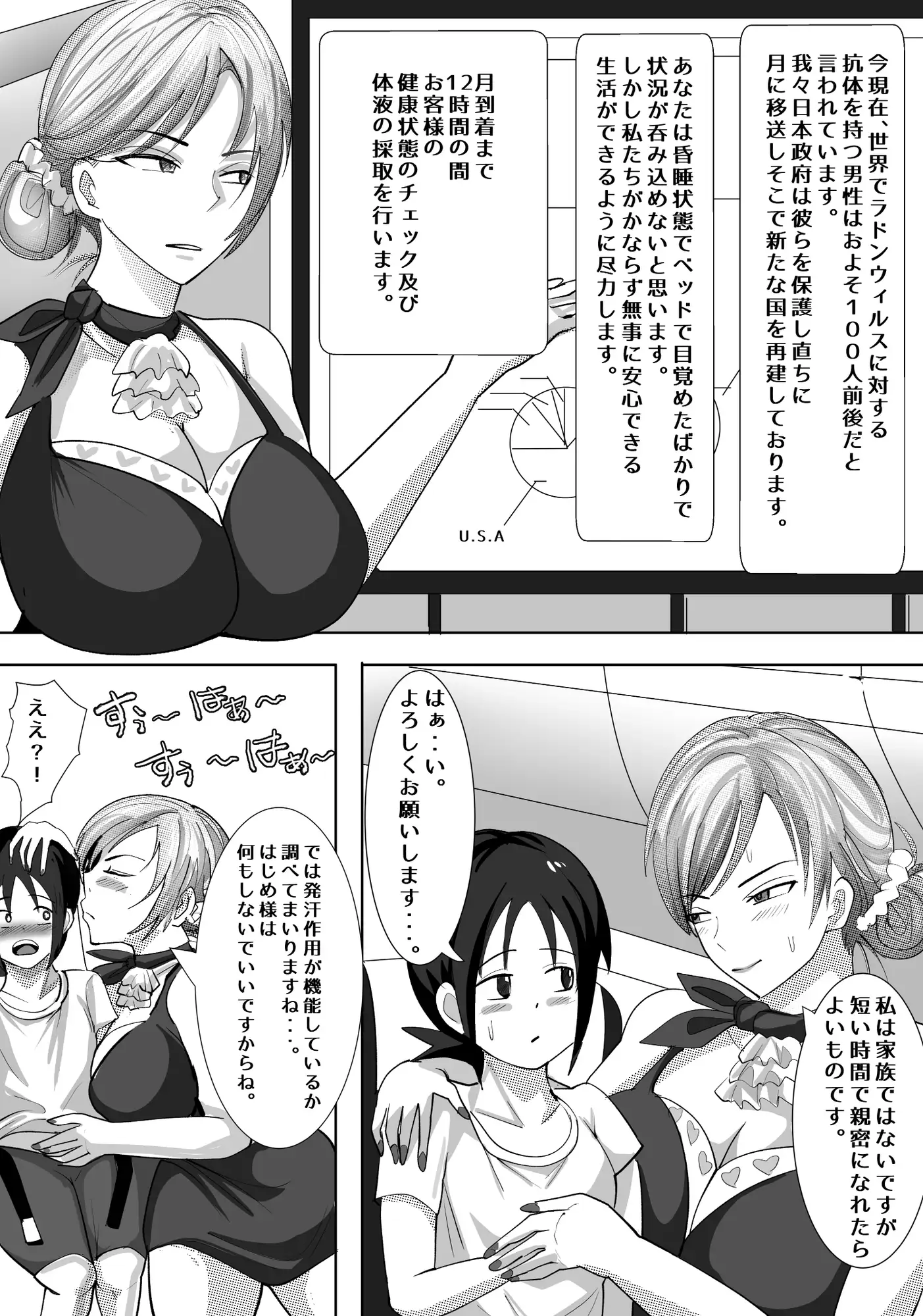 ノアーズ スチュワーデスのお姉さんに襲われる僕