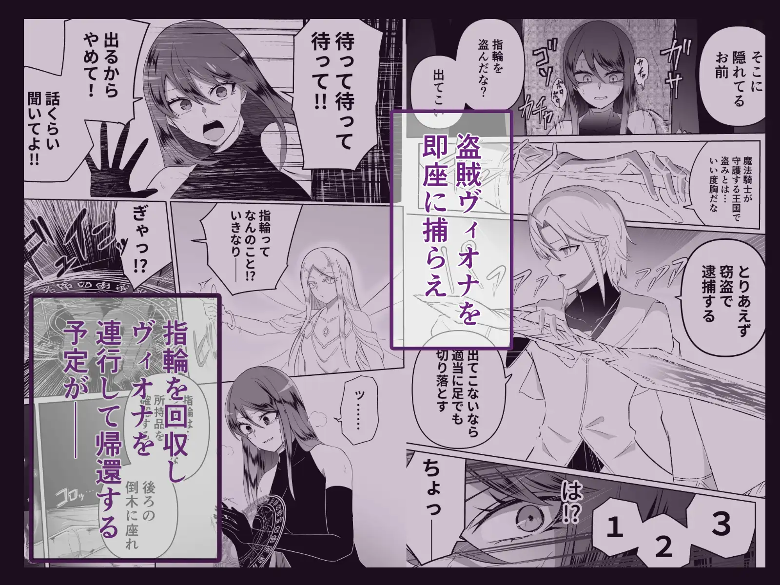足に魅了されて堕とされる騎士と精霊のお話