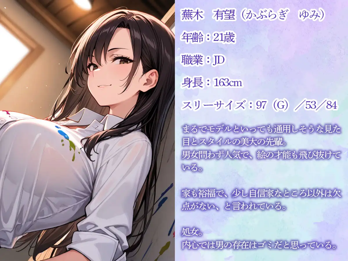 【期間限定おまけトラック付】【百合】美大の先輩にデッサンモデルを頼まれた私。いつの間にか服を脱がされ…