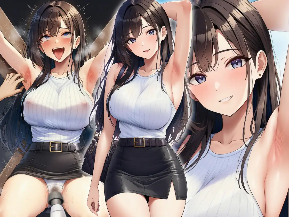 『女子大生がエロ腋を見せつけてくるので拉致監禁してくすぐりと寸止め○問で精神崩壊させてみた』【前編:悶絶くすぐり○問寸止め地獄】