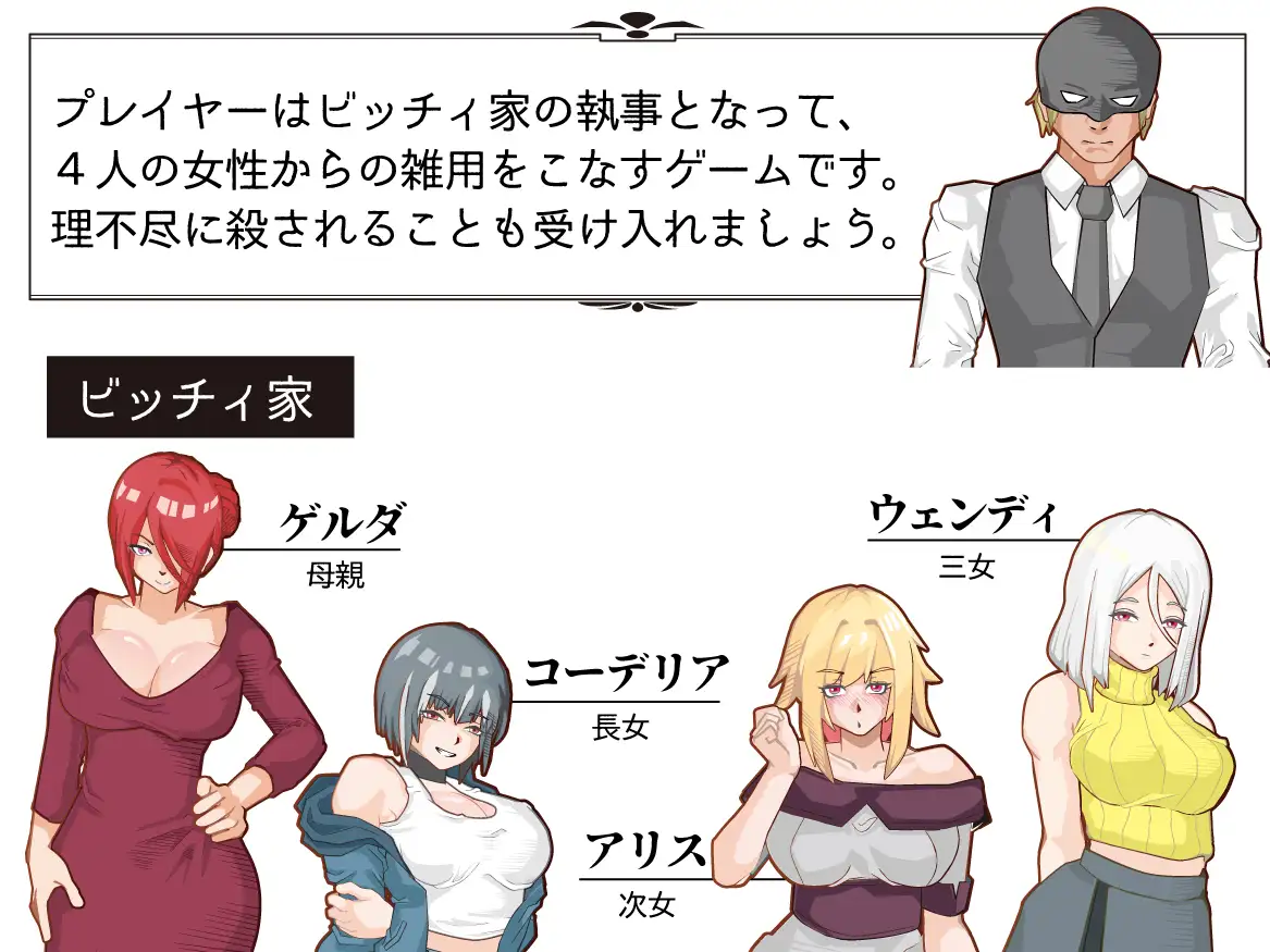 ビッチィ一族の御屋敷