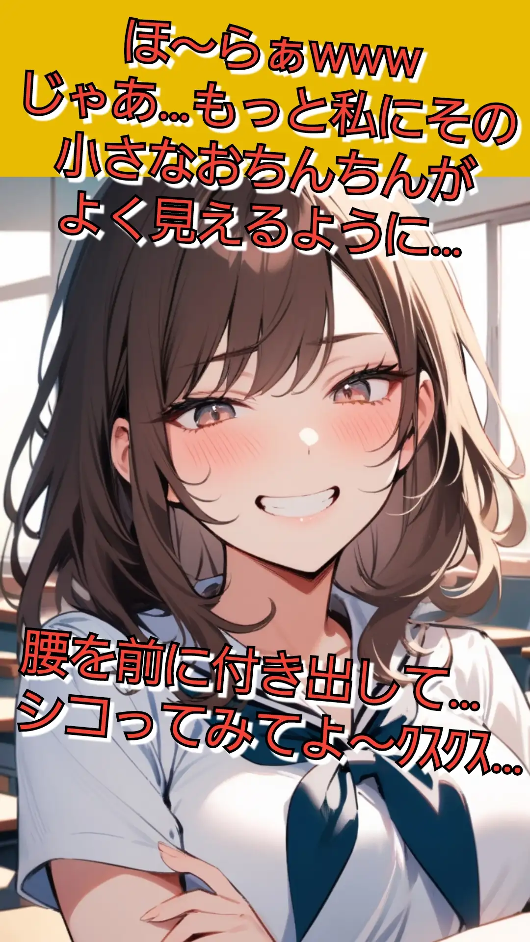 いじめっ娘倶楽部の短小包茎虐め SPHオナニーサポート キミのオナニー見てあげる♡ 【意地悪同級生編】