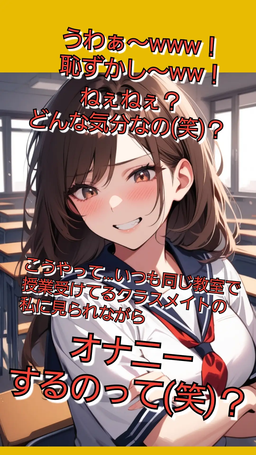 いじめっ娘倶楽部の短小包茎虐め SPHオナニーサポート キミのオナニー見てあげる♡ 【意地悪同級生編】