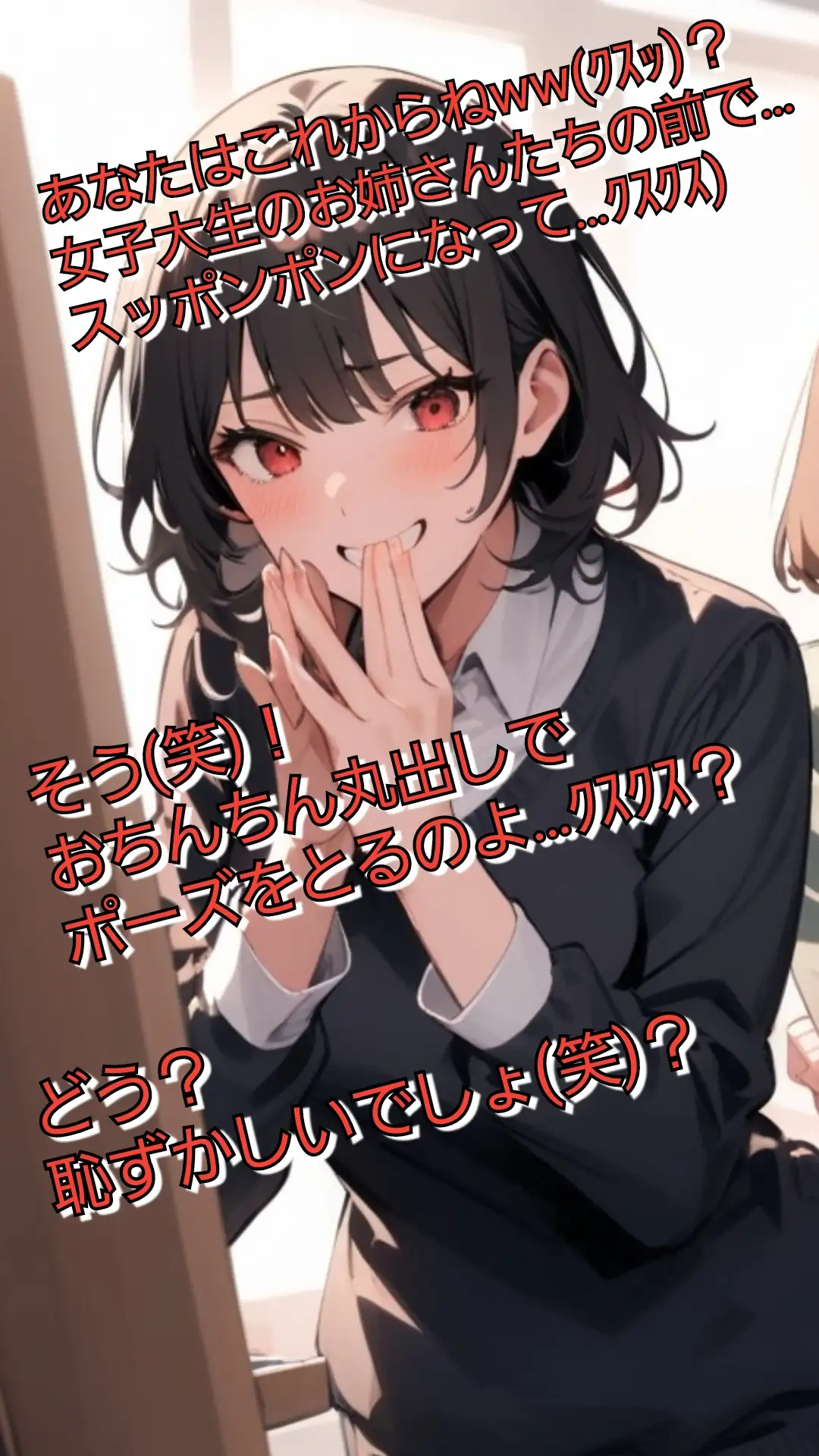 短小包茎マゾ向けCFNMボイス キミのおちんちんわらってあげる♡ 【女子美大のヌードデッサン編(1)】