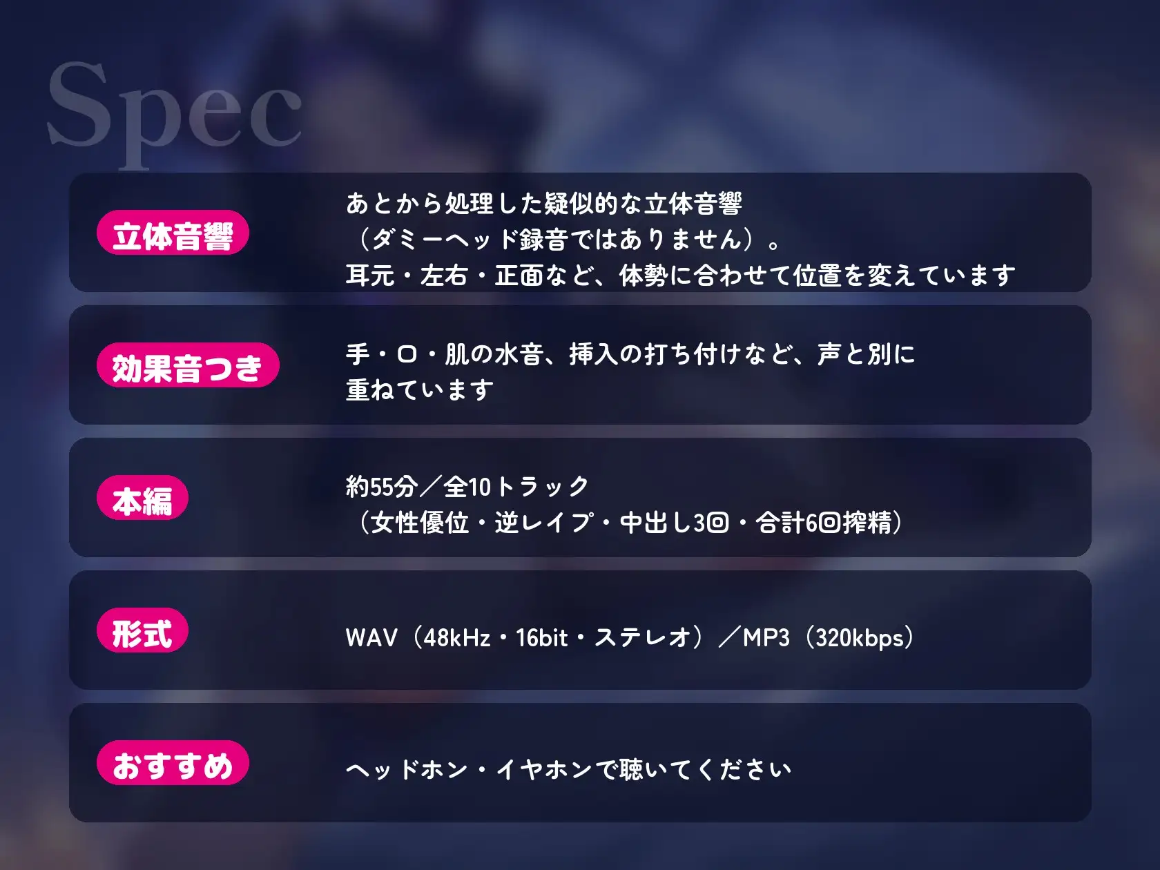 【サキュバス×搾精】【約55分・中出し3回】淫魔のお姉さんに手・口・おっぱい・中で6回搾り取られる女性優位ASMR