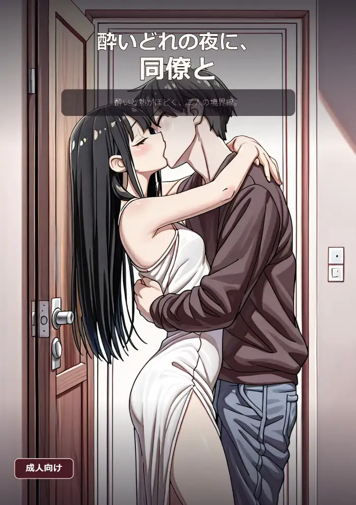 酔いどれの夜に、同僚と