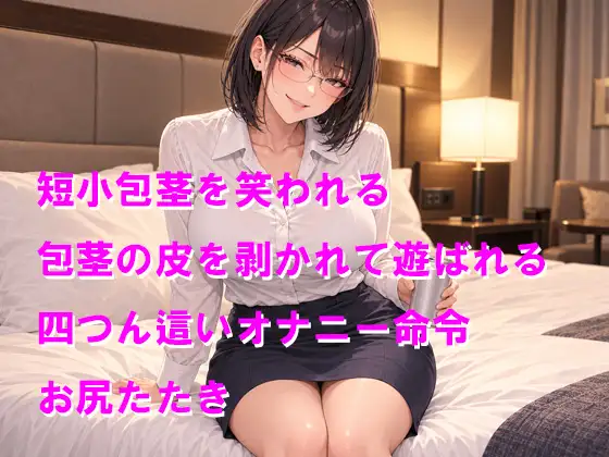 女上司に包茎を優しくからかわれて恥ずかしいオナニーを見られちゃう