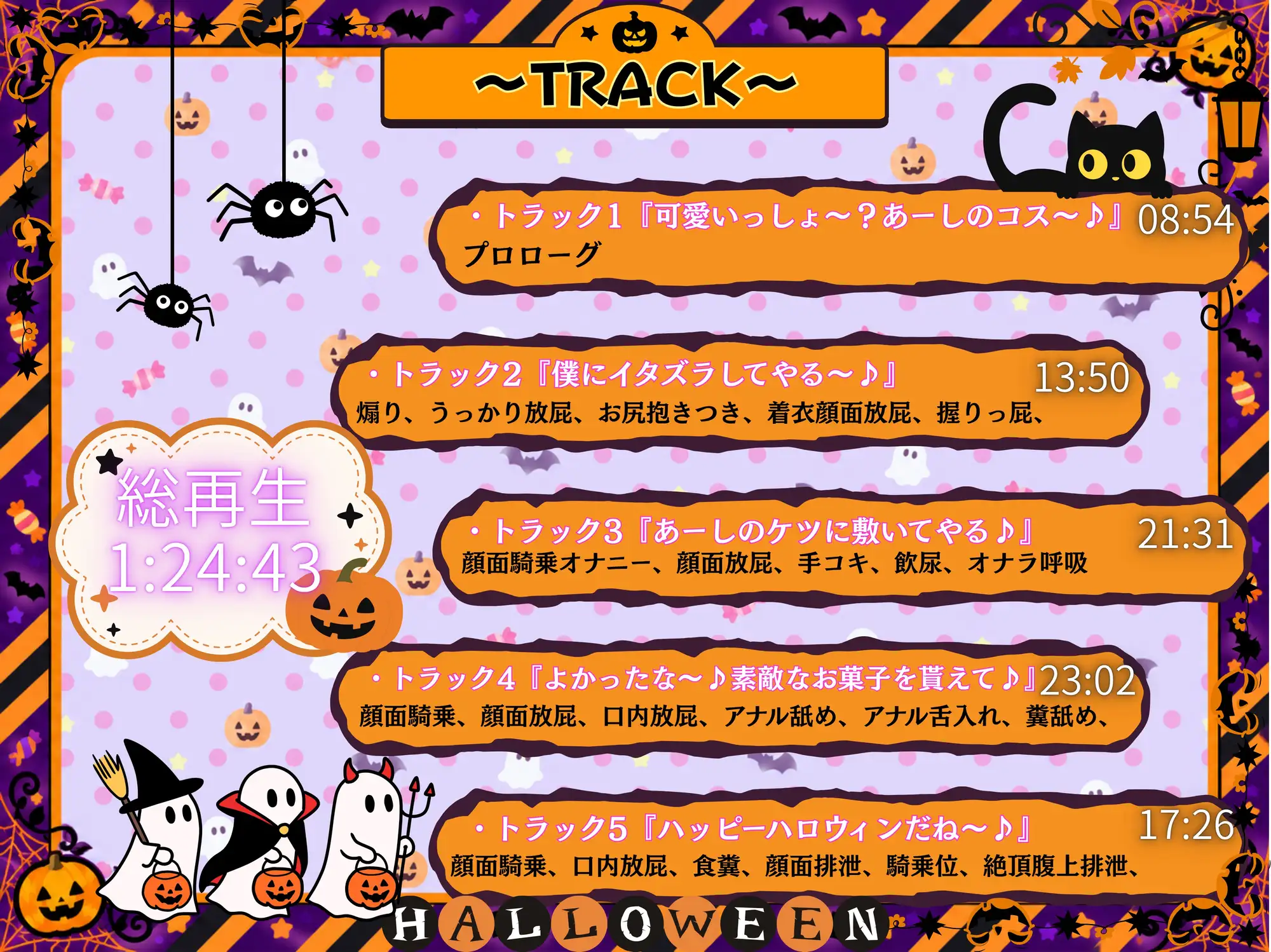 【スカ×ハロウィン】お菓子くれなきゃイタズラしちゃうぞ♡~僕くんはあーし専用便器~
