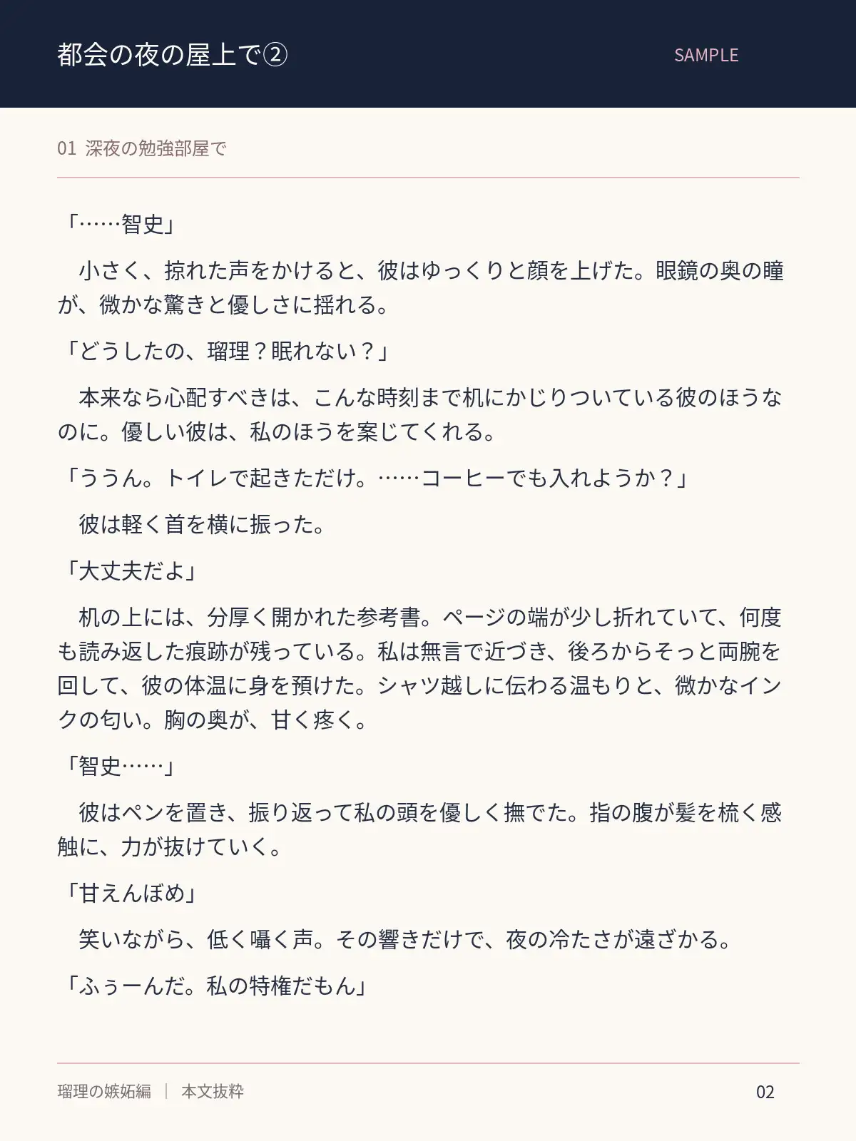 都会の夜の屋上で(2)～私の彼氏がモテすぎる……瑠理の嫉妬編～