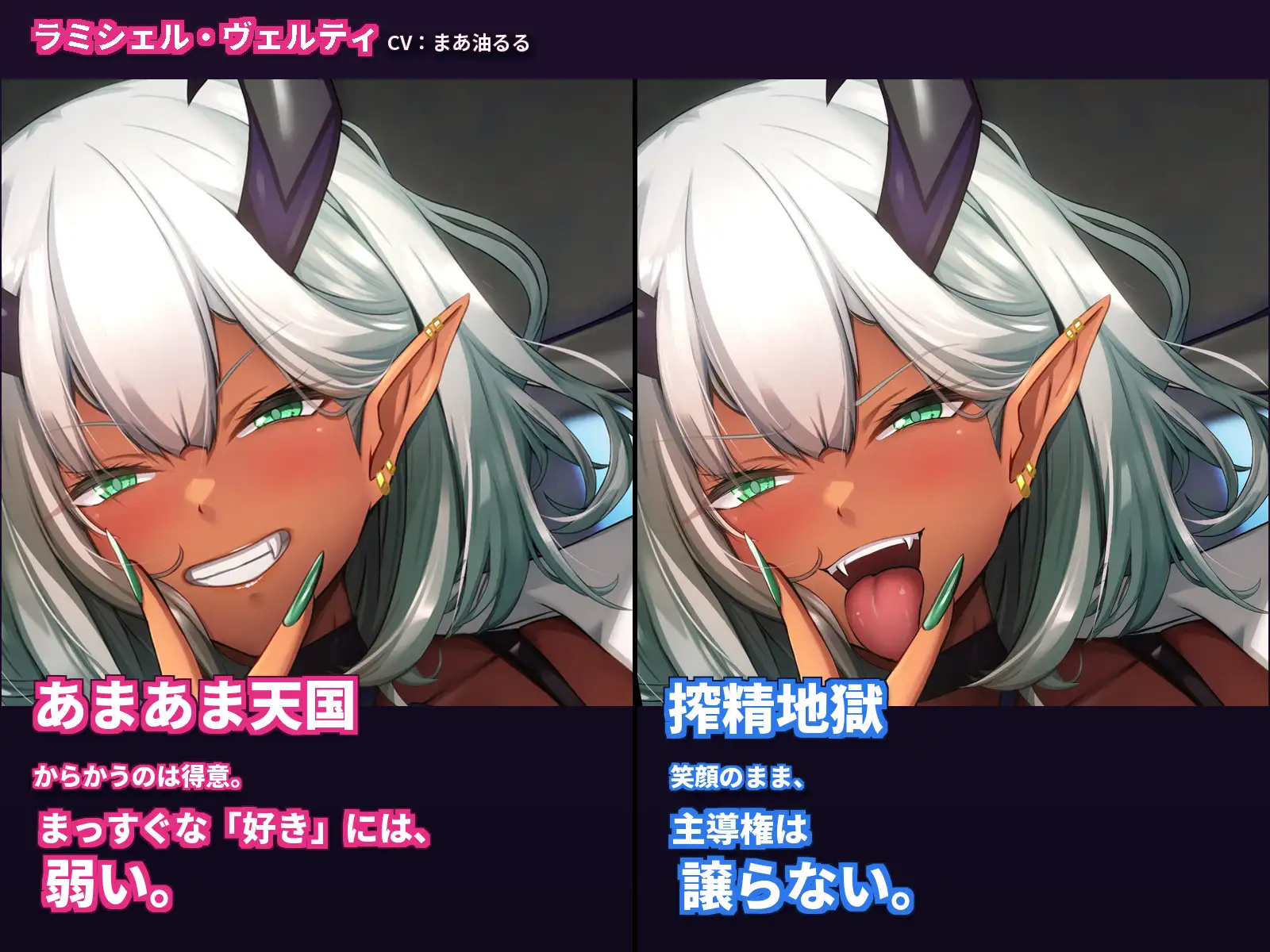 【フル音声付き】巨乳サキュバス達の搾精記録~あまあま天国と搾精地獄~