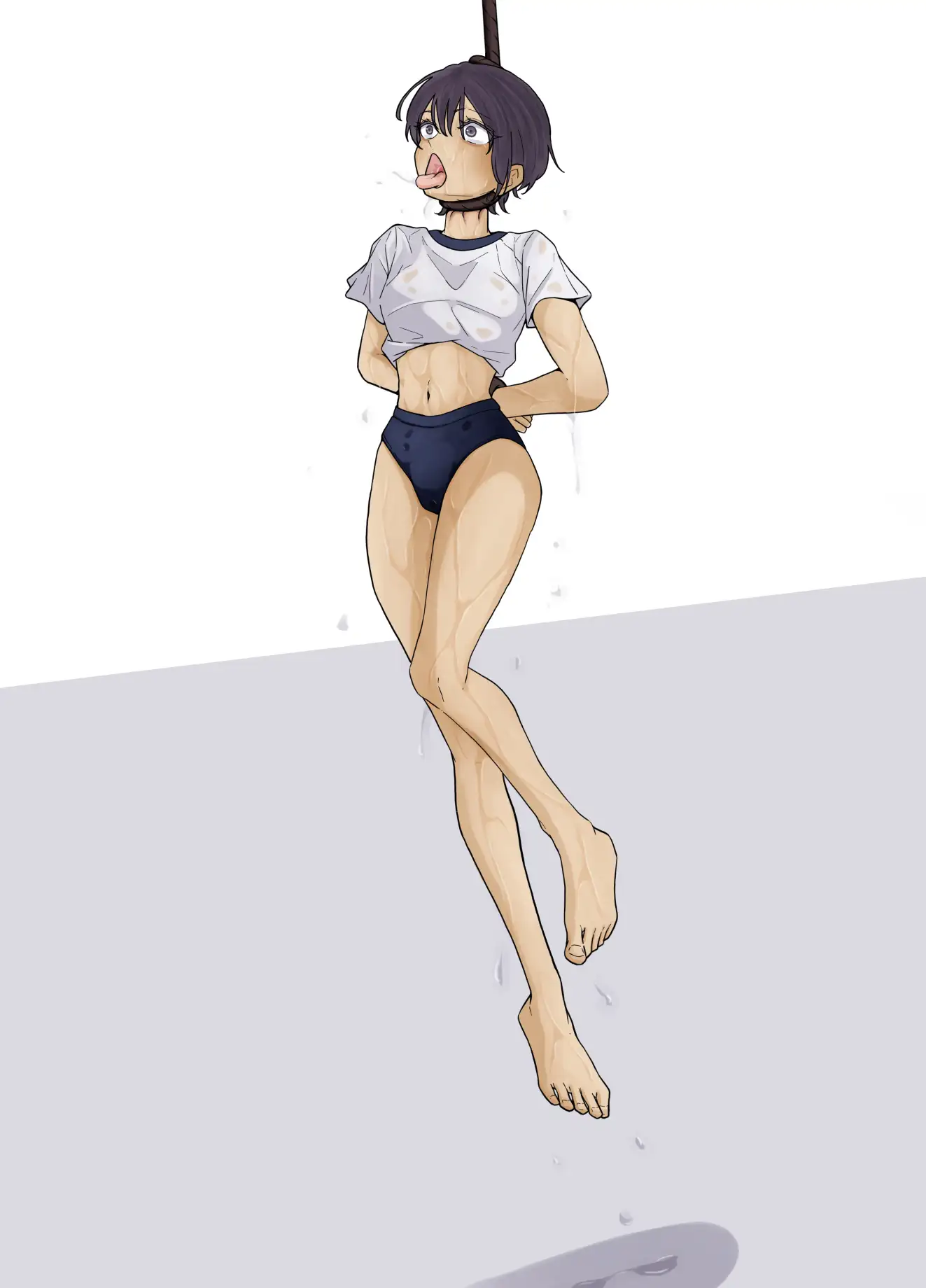 田舎で見つけたイケメン女子に腹パンしてみた